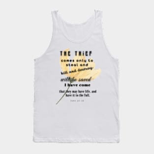 John 10:10, Famous Bible Verse. Tank Top